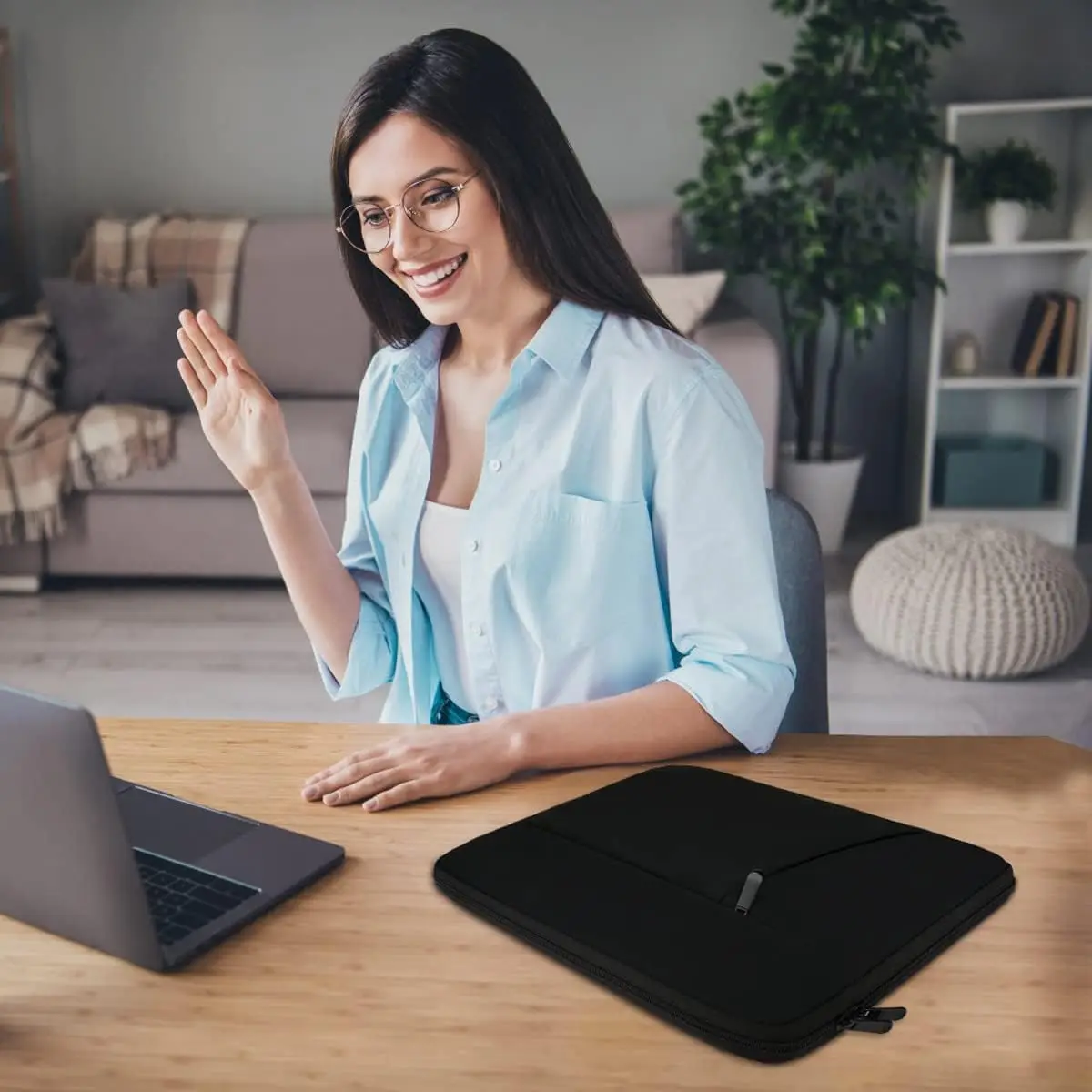 Factory Direct Sale Foldable Laptop Computer Bag Shockproof Waterproof EVA Laptop Case Suitable for Carrying Travel