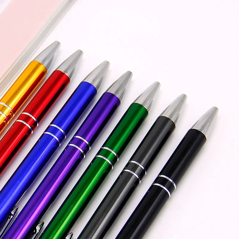 Luxury Promotional Metal Ball Pen With Logo Customized Advertising Ballpoint Pen Engraving Personalized Gift Metal Ball Pen
