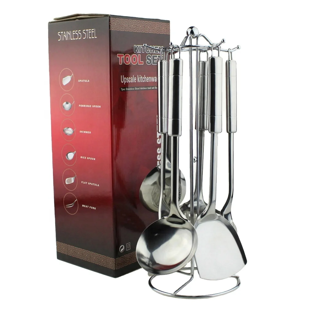 Горячая Распродажа 2023 кухонная посуда из нержавеющей стали наборы посуды инструменты для приготовления