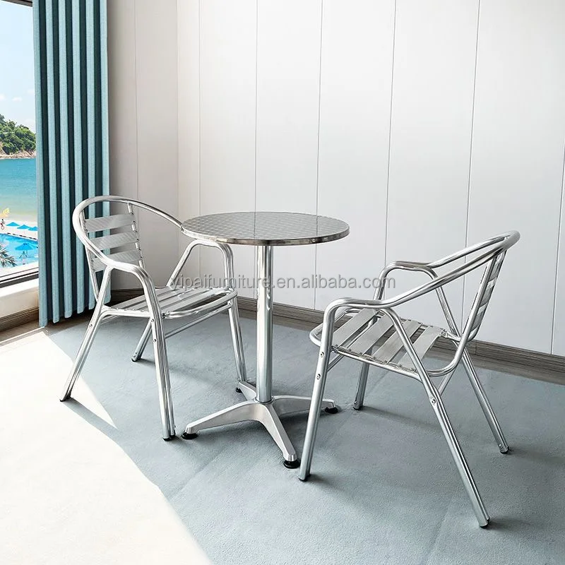 New Modern Furniture Folding Square Table 60x70cm Modern Square Bistro Foldable Table coffee table and chairs set