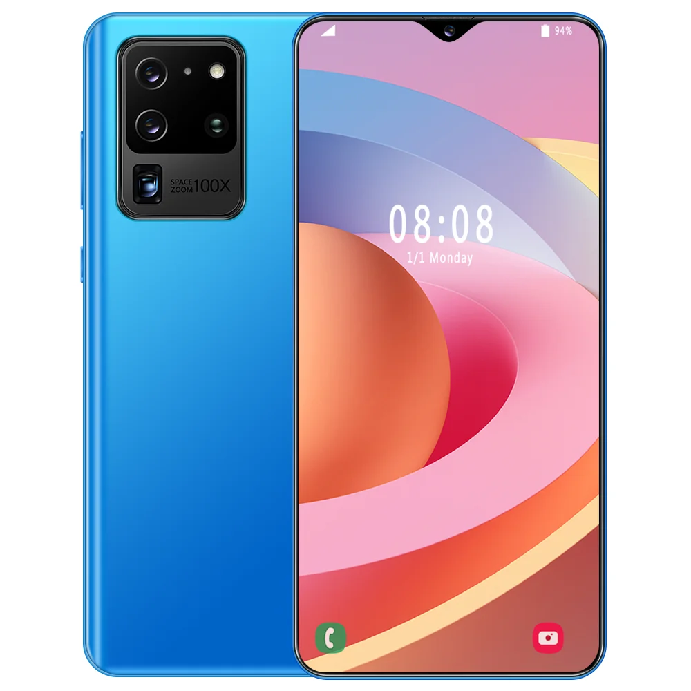 
new celulares S20U Plus Mobile phone 6.5 Inch Smart Phone 12+512gb Android telephone 