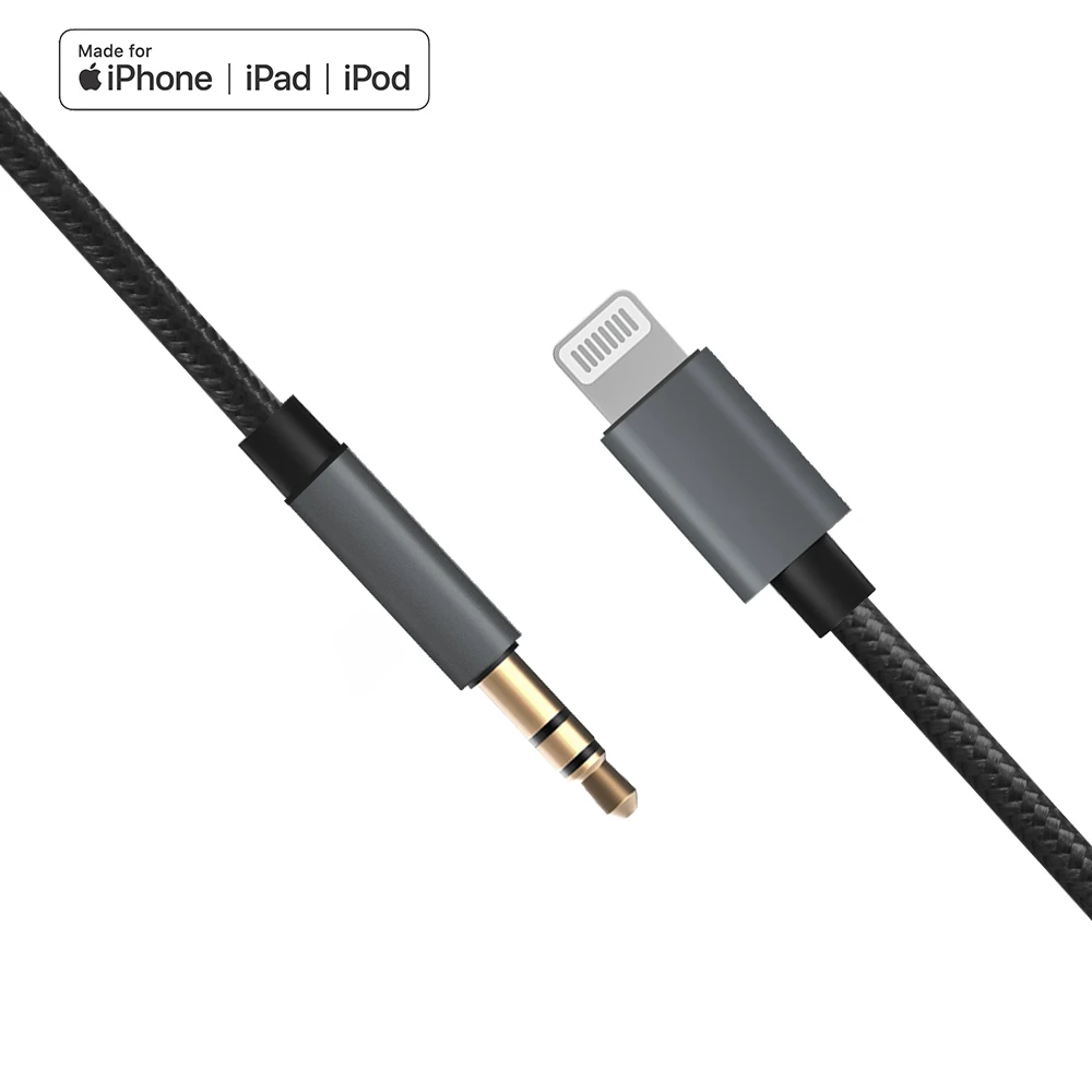 Custom  2.9mm Aux Adapter Jack MFI Cable Quick 3.0 A 3A 5A And Data Cable Micro Usb Cabel Charger Cable