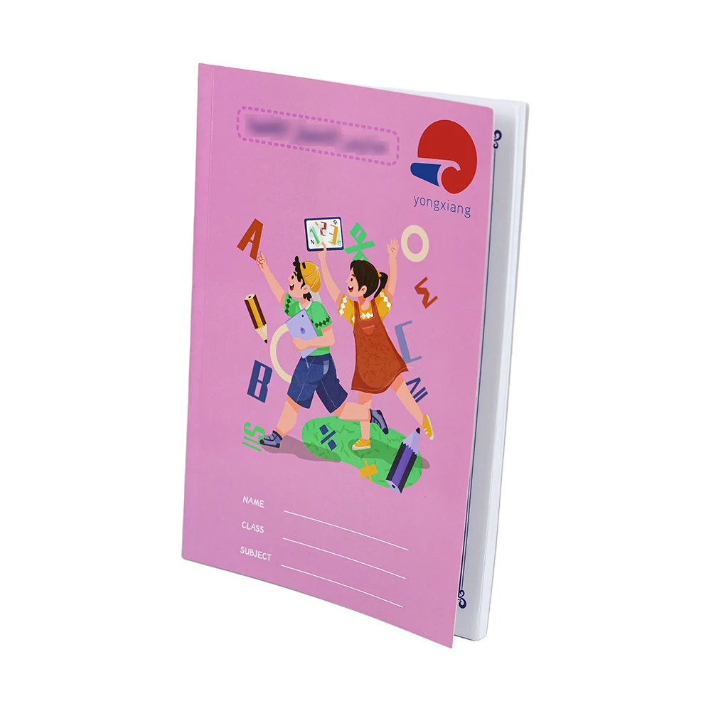 Customizable Kids Book Printing Color A5 Primary School Writing Notebook English Record Book
