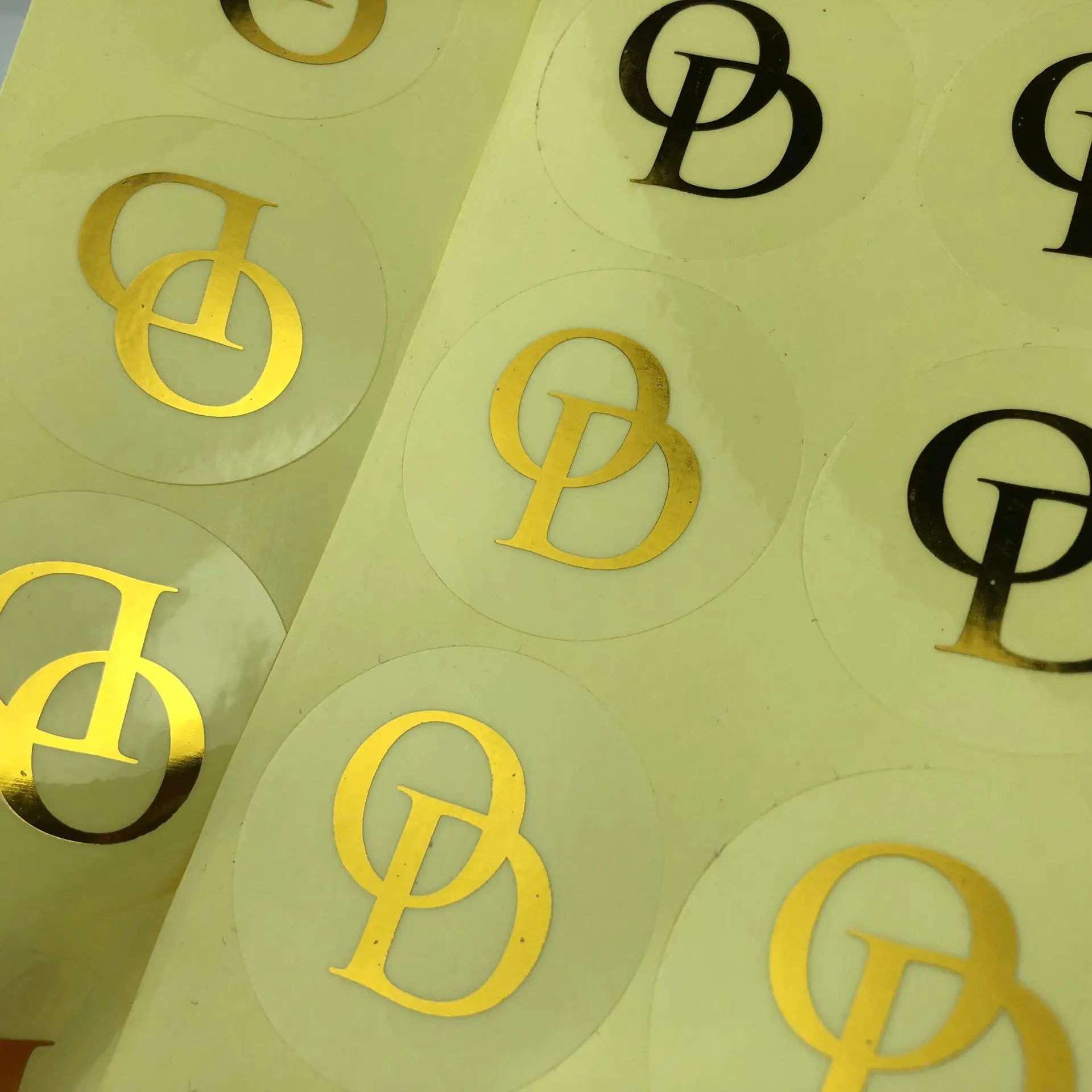 Professional custom printing logo pvc printing adhesive label sticker paper sheets