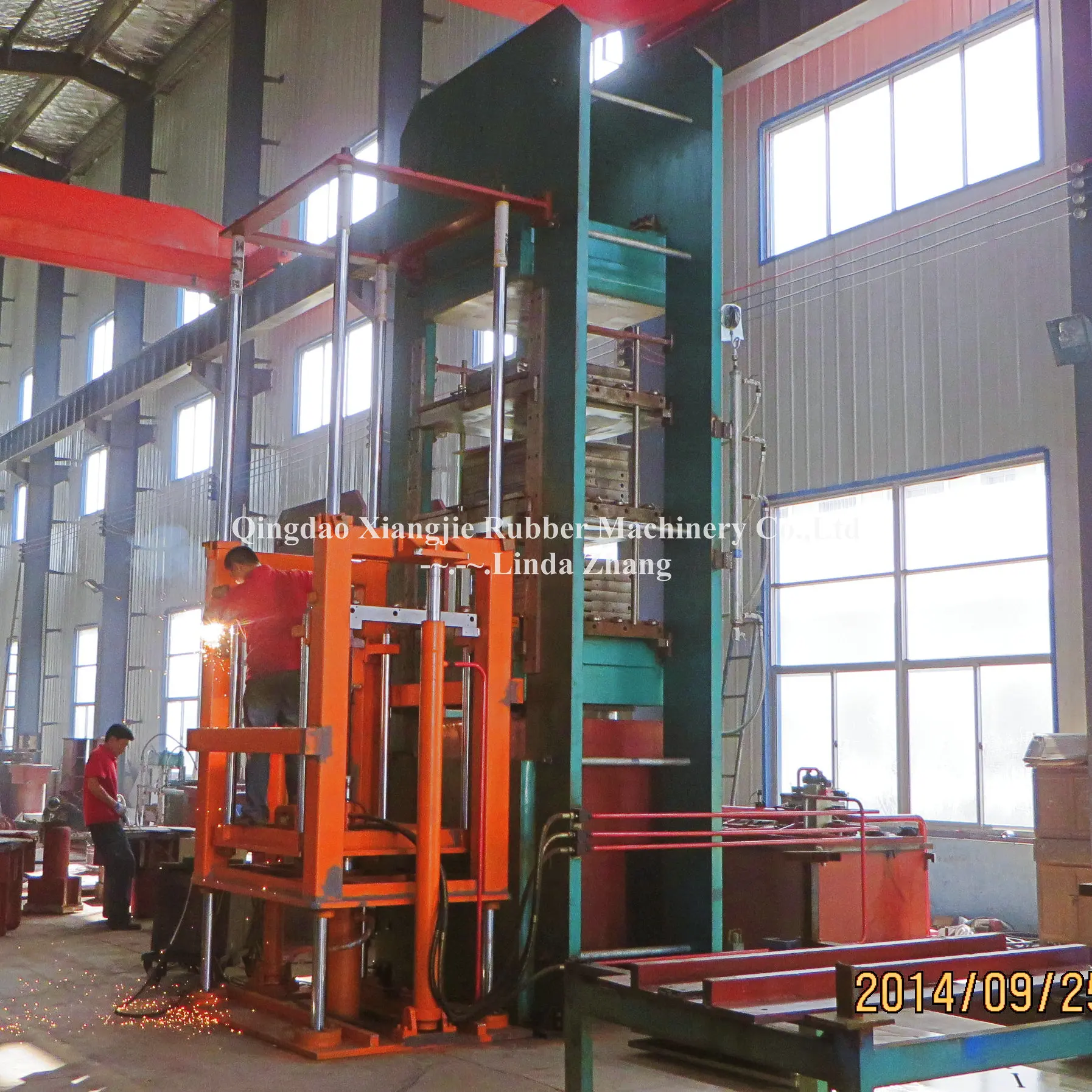 600T Solid tyre hydraulic press, solid tyre equipment