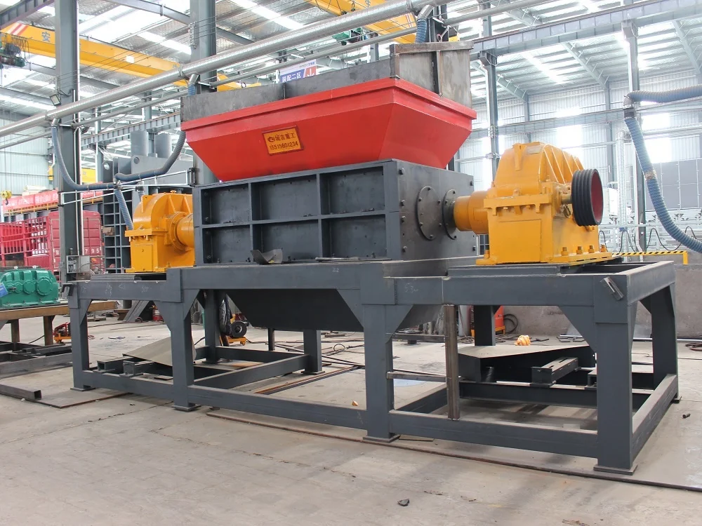 Factory Price Car Truck Tire Shredder Machine