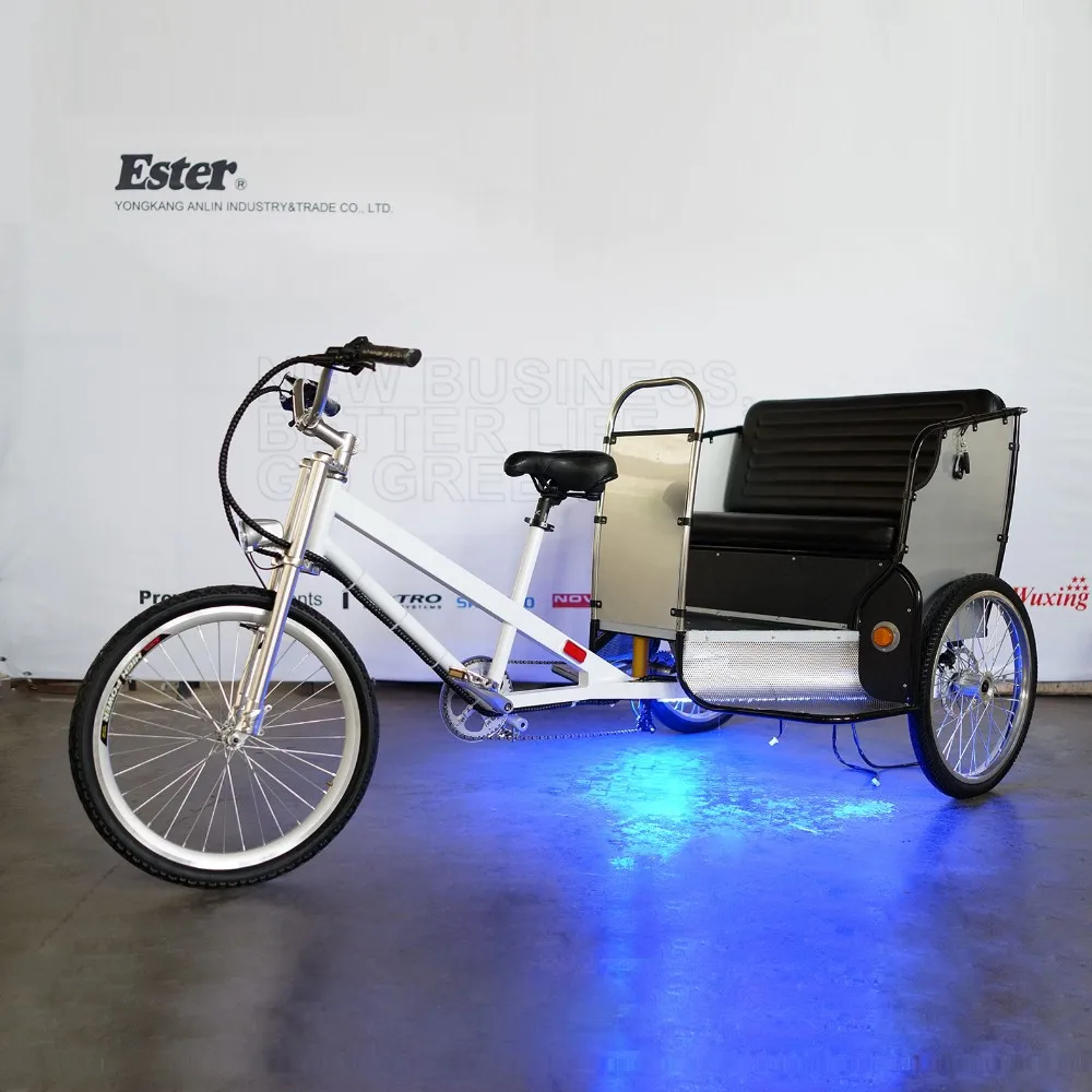  Электрический рикша ESTER Pedicab/аккумуляторный трехколесный велосипед с педалью для взрослых электрическая машина