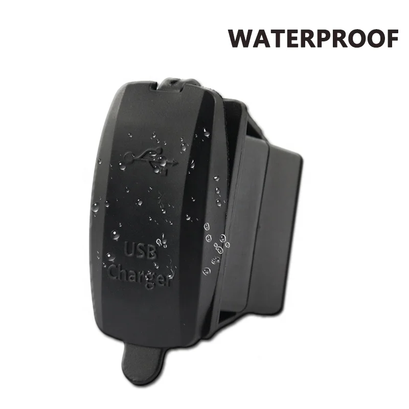 Amomd CE хит продаж Цена по прейскуранту завода 12-24V быстрое устройство работающее от прикуривателя с 2 портами USB Автомобильное зарядное устройство для мобильного телефона для автомобиля, для мотоцикла, корабль с светодио дный