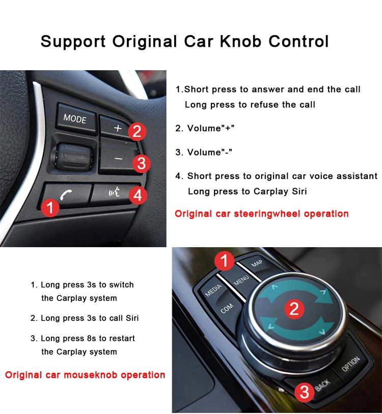 2024 Electronic Gadgets Multimedia Android Box F10 Plug And Play Carplay For BMW NBT System