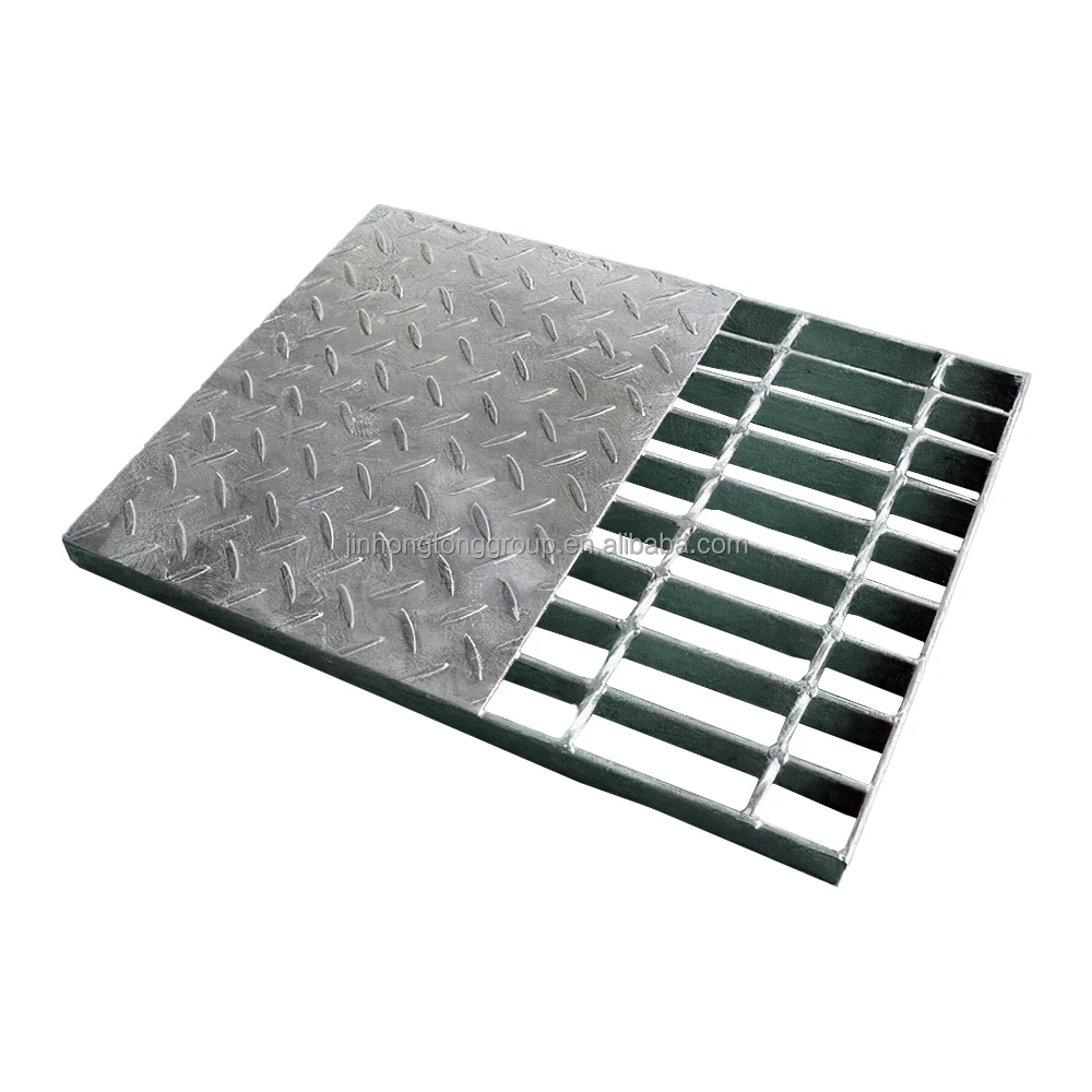 Metal Serrated drainage covers Steel Grid Grating To Construction Building Material