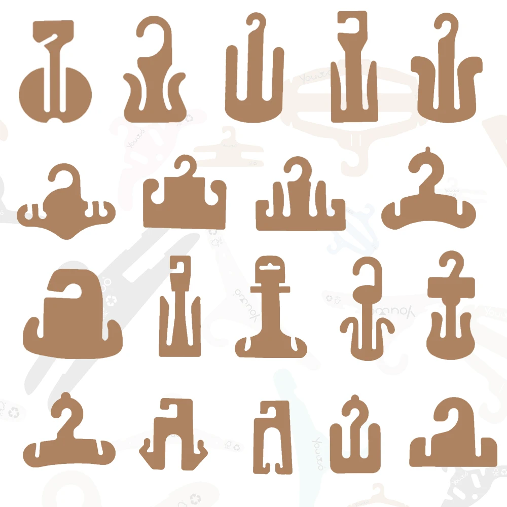 Wholesale High Quality Recyclable Slides Sandals Paper Cardboard Hanger Hook