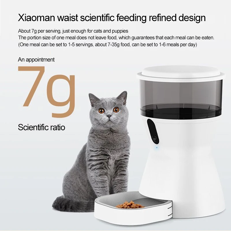 Automatic Smart Tuya Intelligent Pet Feeder With Timer Programmable