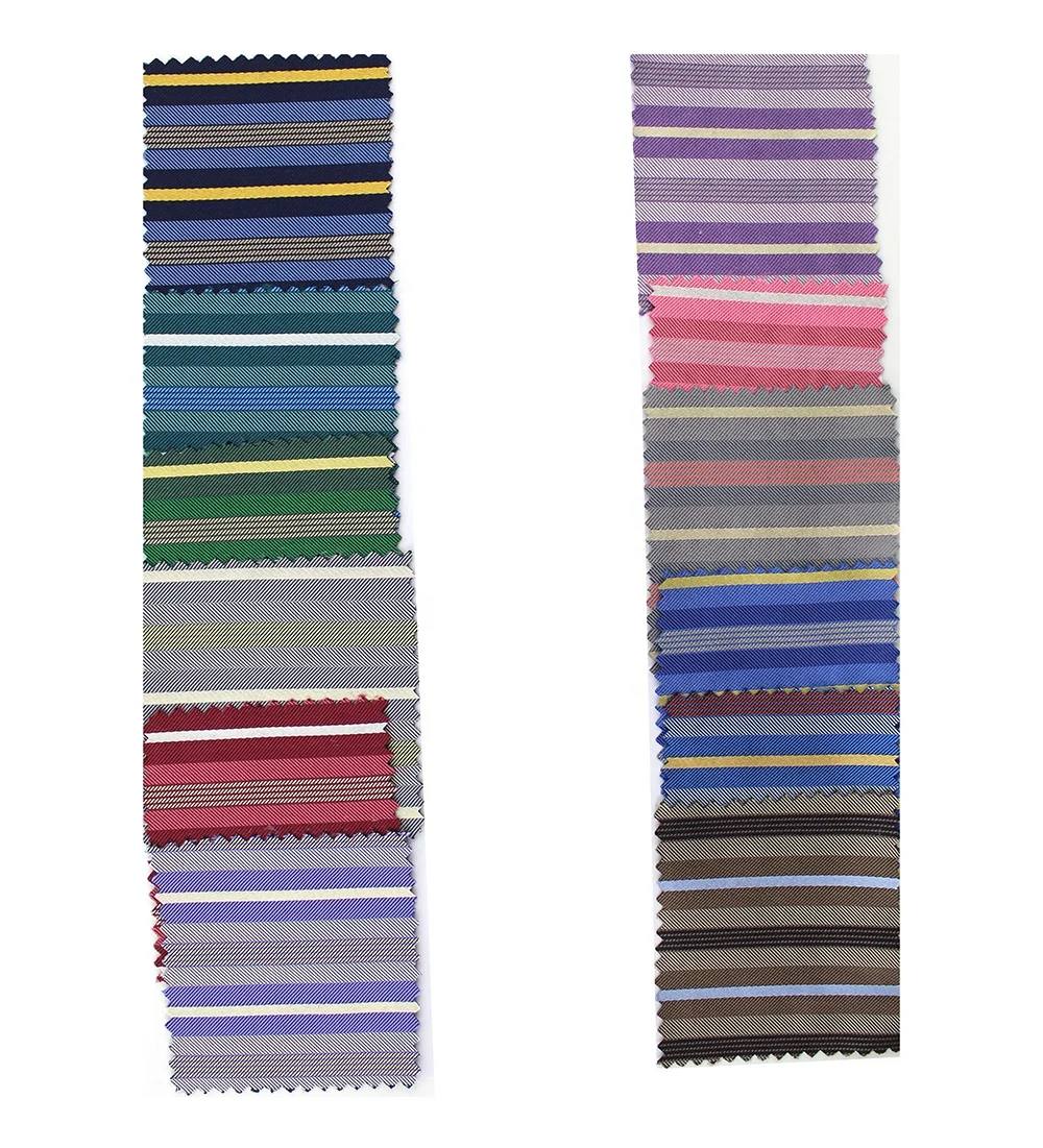 China Supplier Wholesale Exquisite Custom Necktie Bow Tie Classic Striped High Quality Jacquard Woven Silk Tie Fabric
