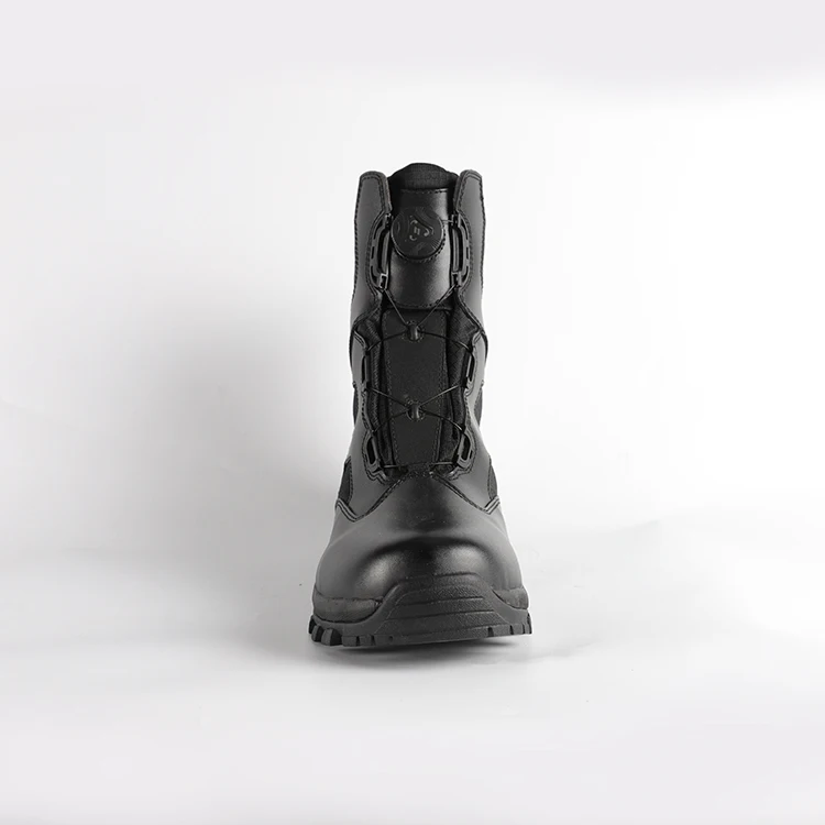 Saicou Black Waterproof Combat Military boots army shoes for men