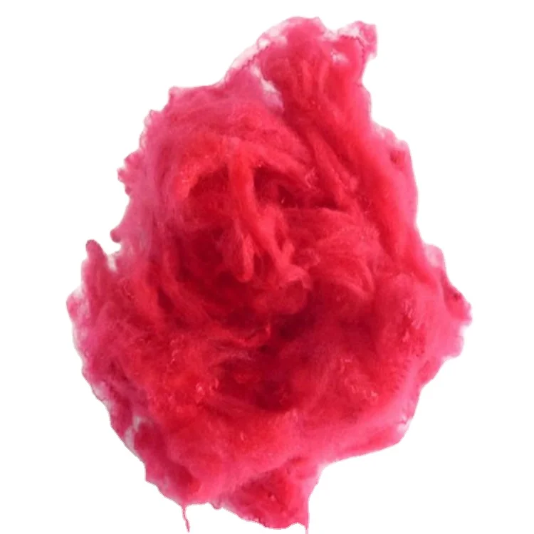 Натуральное Полиэфирное штапельное волокно для дорожного строительства/100% полиэстер/акриловое волокно из флока Для Стекания дивана