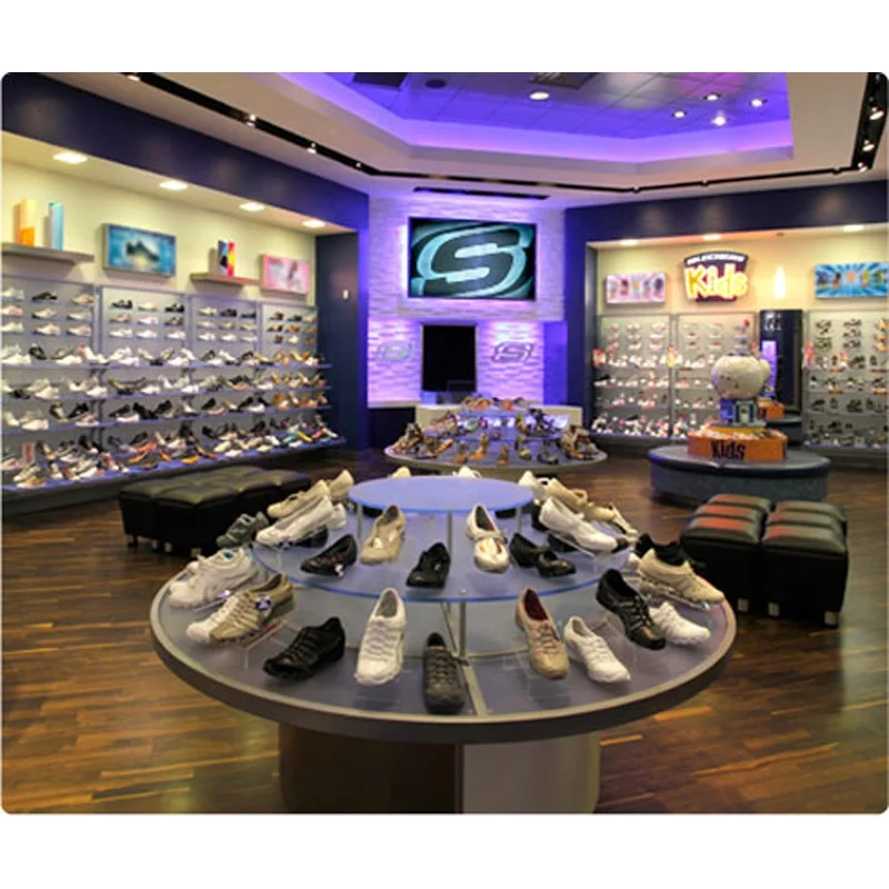 LUX Design Luxury Style Shoes Store Fitout,Shoes Shop Interior,Store Rack For Store