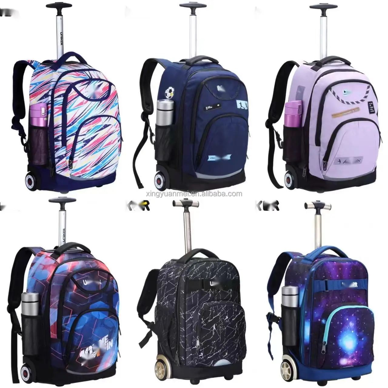 New style ultra lightweight primary school student backpack for reducing burden and protecting spine climbing stairs