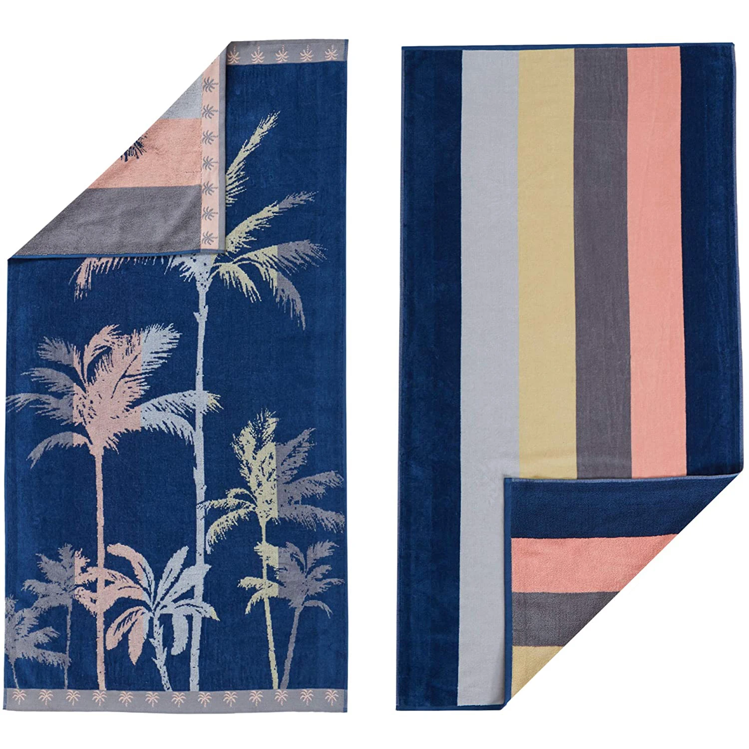 
Promotional Wholesale Playa Portable Quality 100% Cotton Velour Reactive Printed Custom Beach Towel 