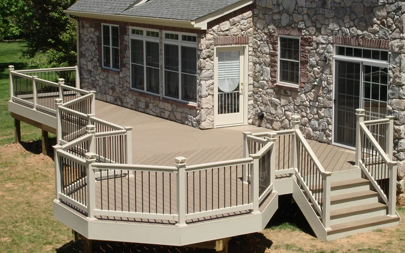 Boards flooring used composite wpc crack resistant decking