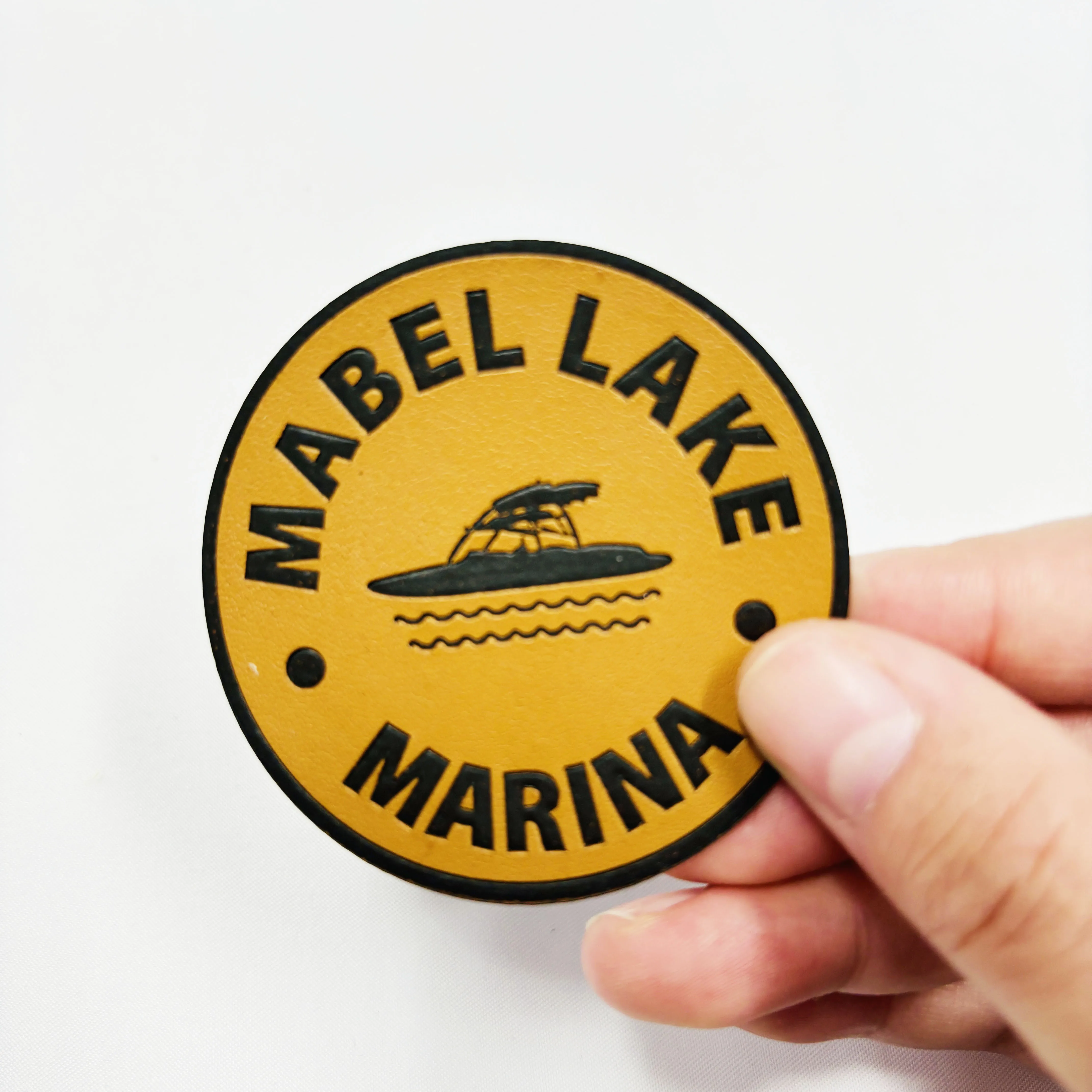 Custom leather patch for Clothing  Brand Name DIY  Logo Cloth For Jacket Coats