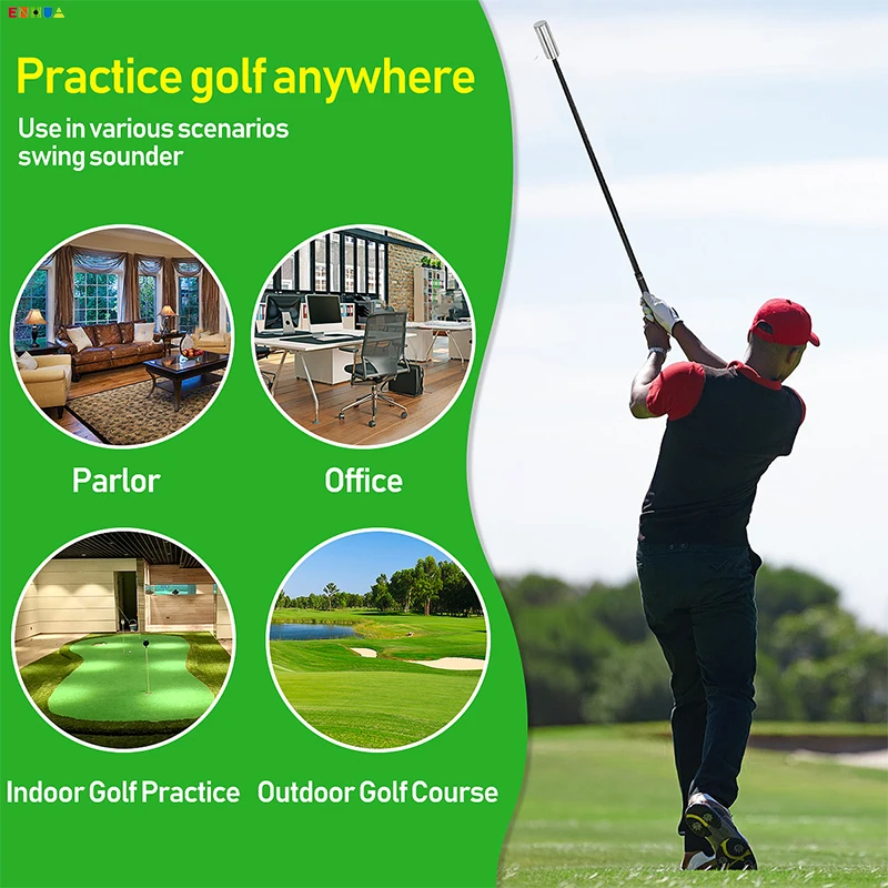 OEM ODM Factory Supply Golf Sound Swing Trainer Warm up Golf Practice stick Practice club Equipment For Golf Course