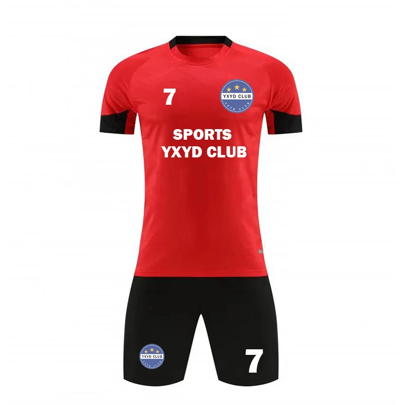 Розовая футбольная майка высшего качества 100% Полиэстеровая Футбольная форма в наличии