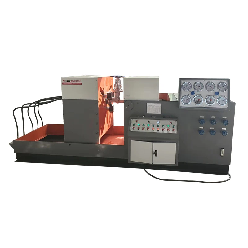 vtb flange water hydraulic pressure welded check ball valve test horizontal bench yfb 300 for valve pressure test