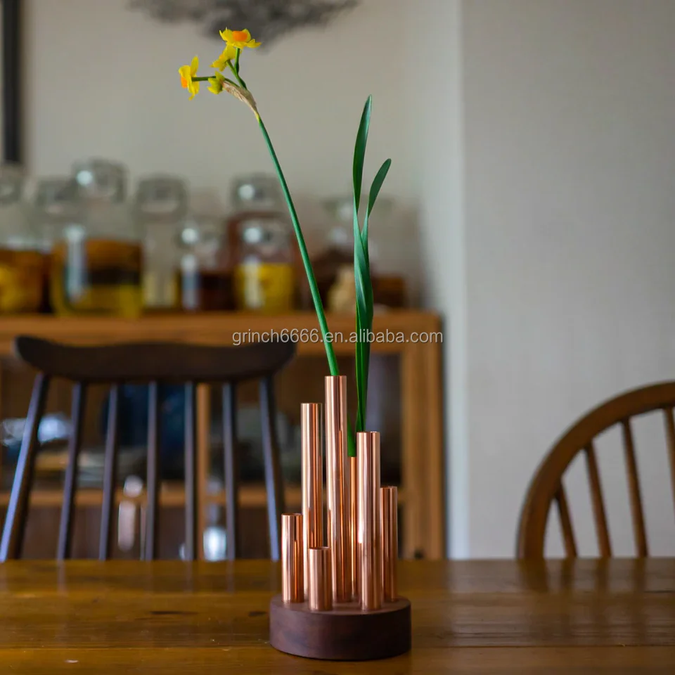 Modular Flower Tubes Hydroponic Vase Test Tube Desktop Propagation Station Modular Vase Floral Water Tubes Vase