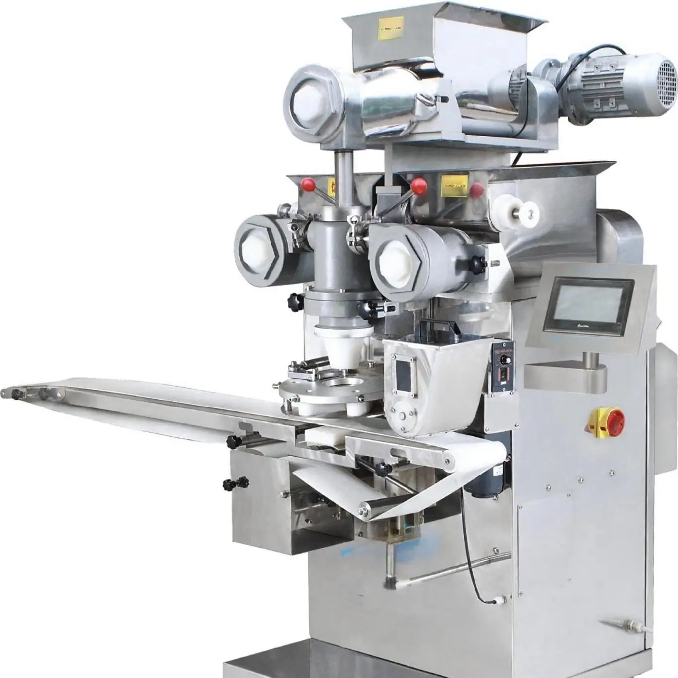 Sweet Mochi Fully Automatic Ice Cream Double Color Cookie Press Flour Mini Churros Tamale Falafel Machine