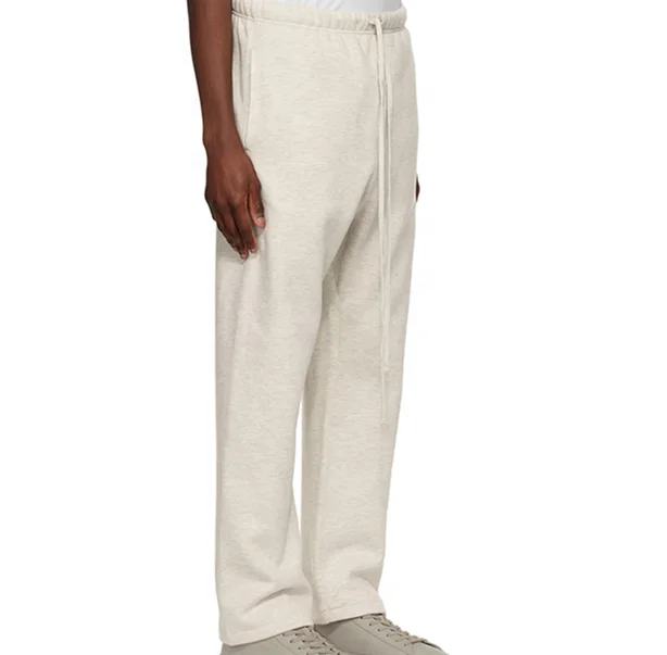 Fashion Style High Quality Soft Cotton French Terry Men Sweat pants Premium Blank Oversize Straight Leg Sweatpants Custom Logo