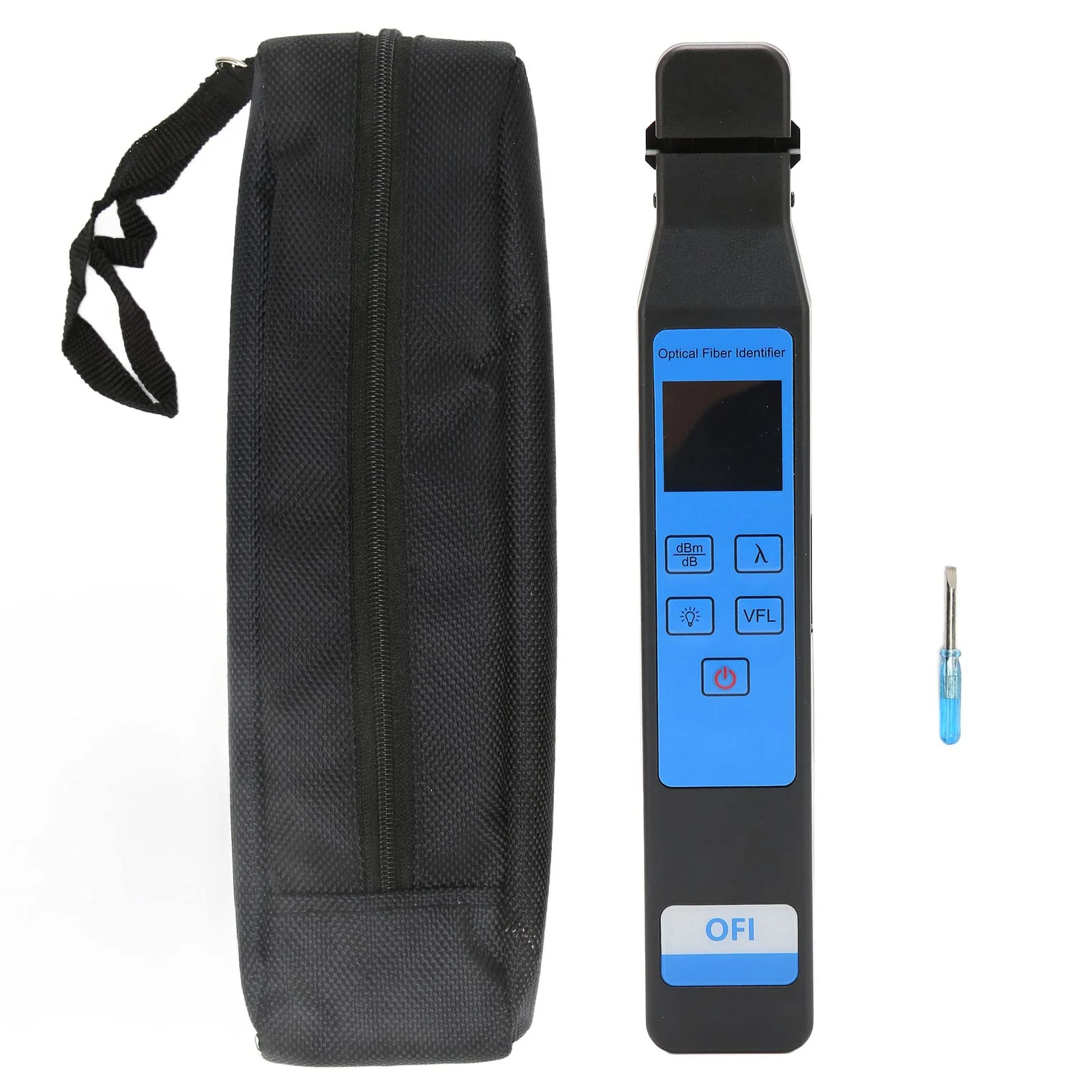 FTTH NEW Rechargeable Optic Fiber Identifier Live Fiber Optical Identifier with 10mW Visual Fault Locator Optical Power Meter