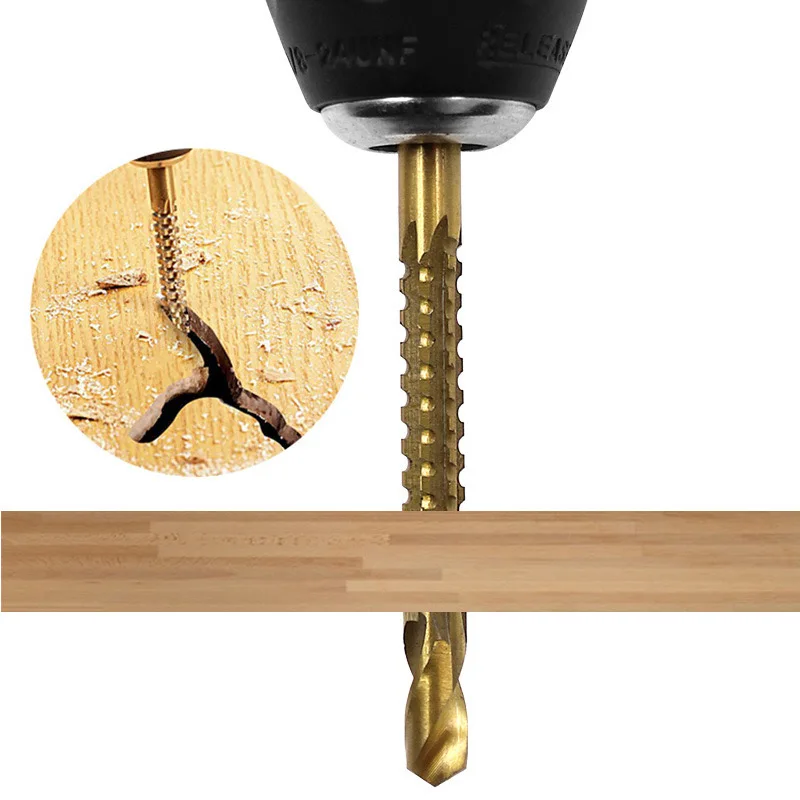 high quality hex/round shank 4-12/20/32mm 7 pcs hss step drill set for metal