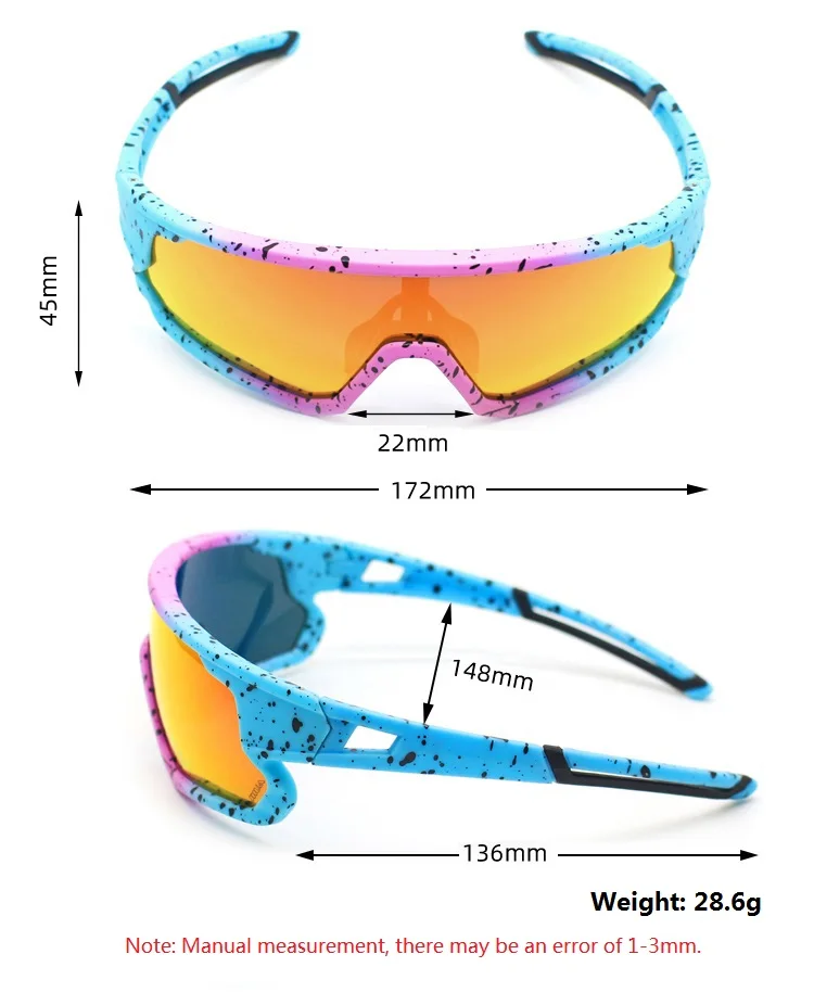 2022 Macway In Stock OEM Womens UV 400 Protection Bicycle Shade Glasses Polarized Sport Sunglasses For Bike