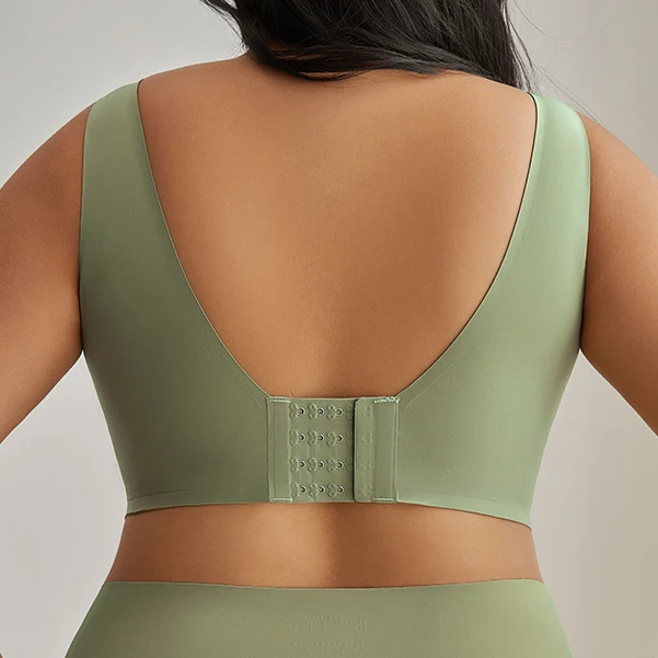 Ladymate ODM/OEM ropa interior de talla grande sin costuras para mujer Woman wireless daily bra 3XL-5XL plus size seamless bra