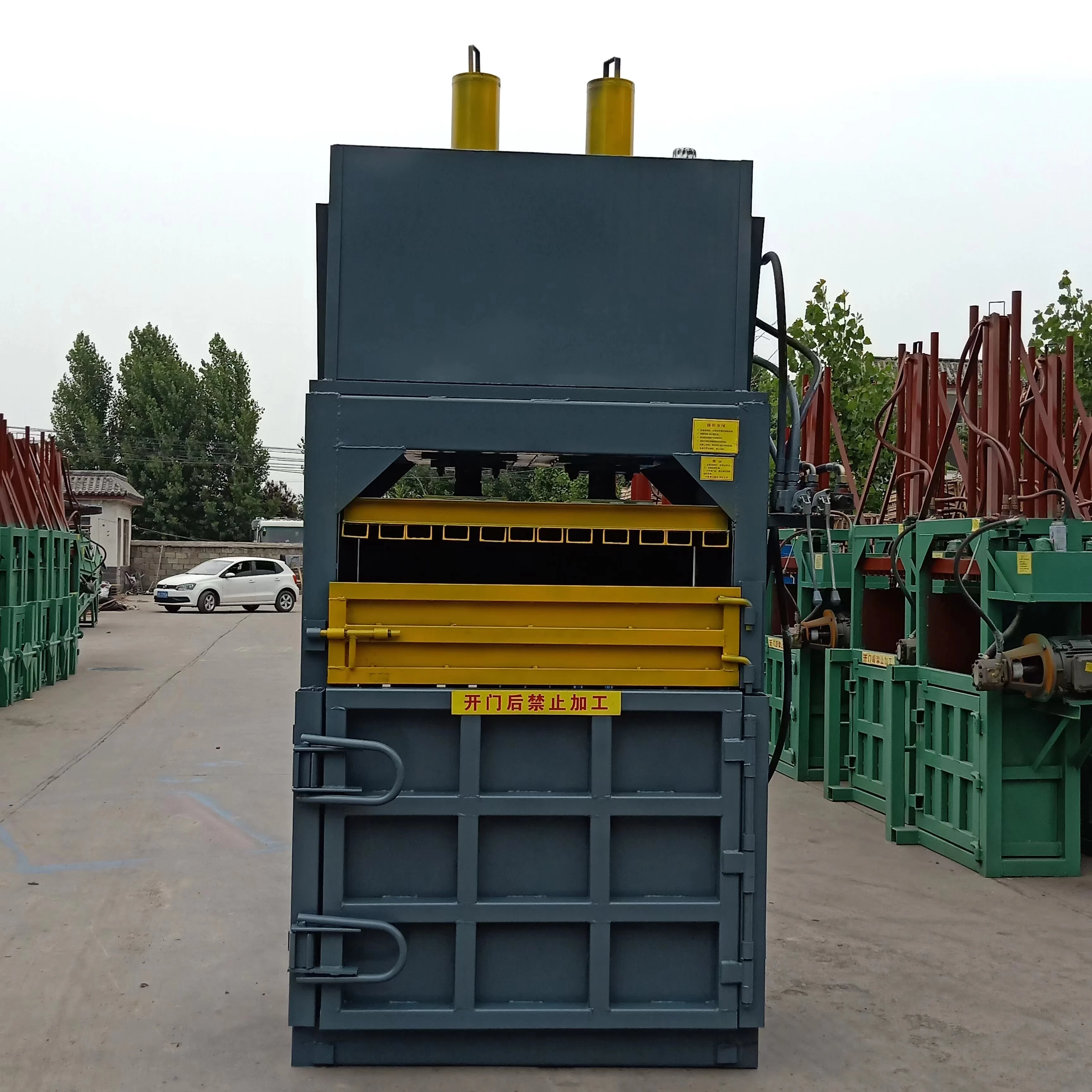High Efficient Vertical Hydraulic Scrap Aluminum Alloy Baler Metal Press Baling Machine