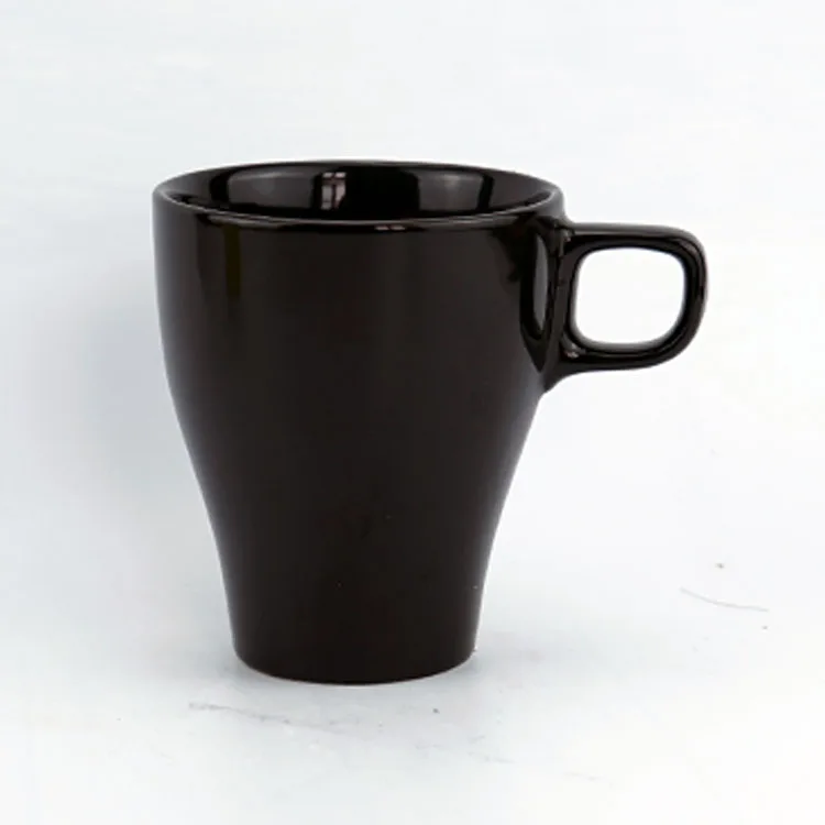 
2020 style 300ml creative ceramic mug beer black stacking mug 