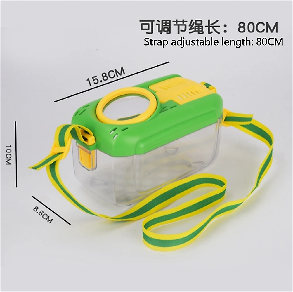 Outdoor Explorer Bug Collection Magnifying Glass Butterfly Net Critter Case Bug Observation Container Kids Bug Catcher Kit