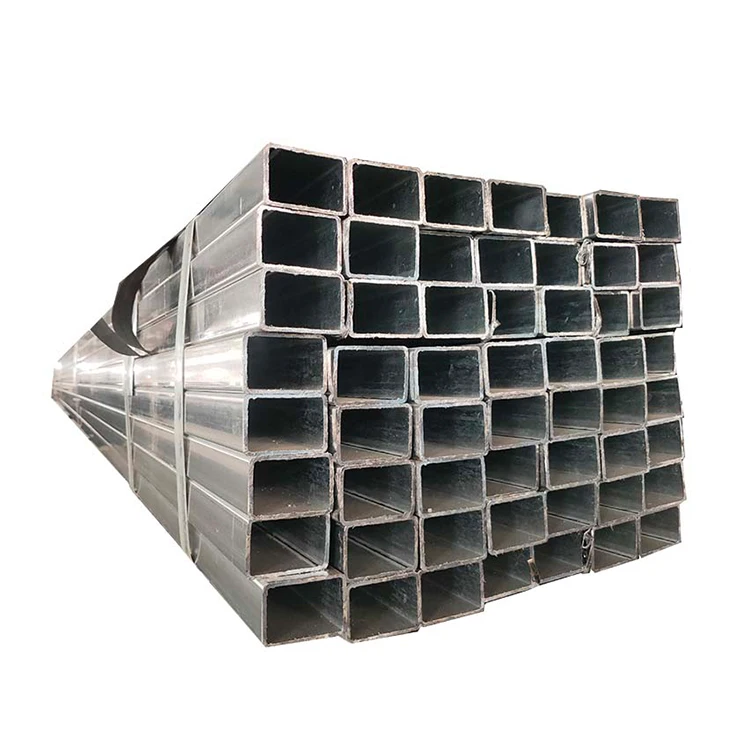 China supply Q195 low carbon black steel galvanized stainless steel square tube