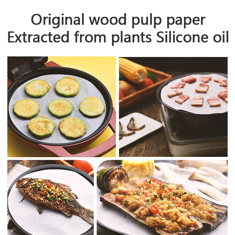 Multi use greaseproof heat resistant deli baking parchment paper for kitchen daily baking