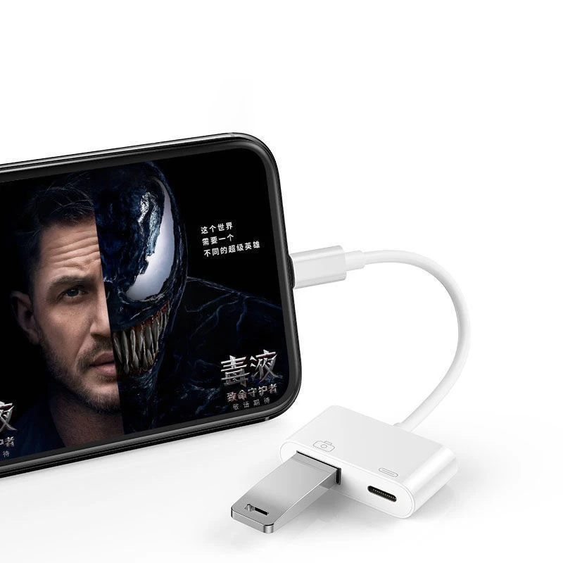 Адаптер usb c с зарядкой к USB 3 0 адаптер для iPhone/ноутбука Plug and Play Otg камера поддерживает устройства типа C