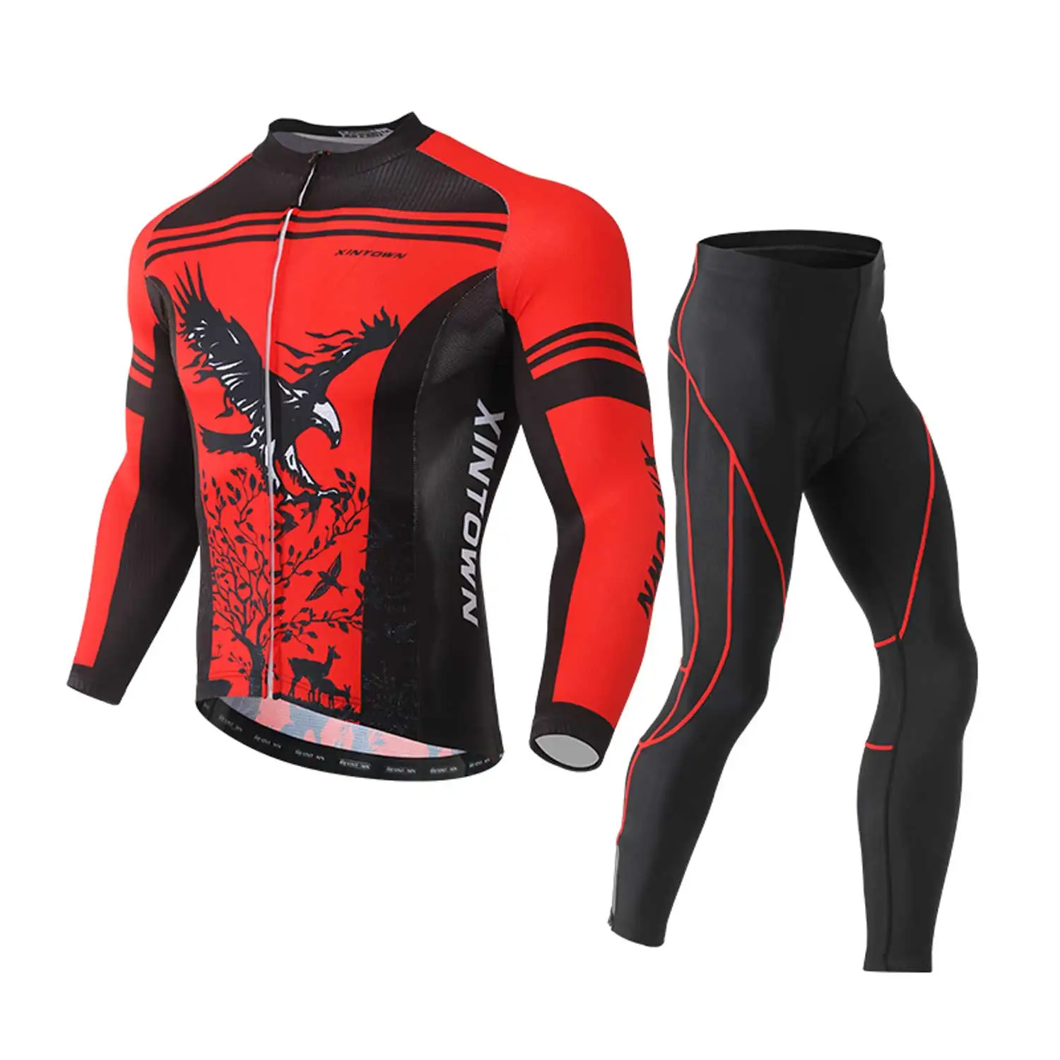 Latest Style Custom Long Sleeve Cycling Jersey Men Cycling Clothing Pro Bike Racing Bicycle Jersey Wholesale Factory