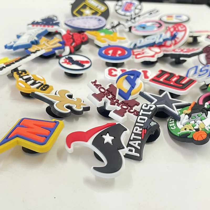 Wholesale Sports Team Shoe Charm accessories Raiders Shoe Decorations for croc charms Clog Charm Gift