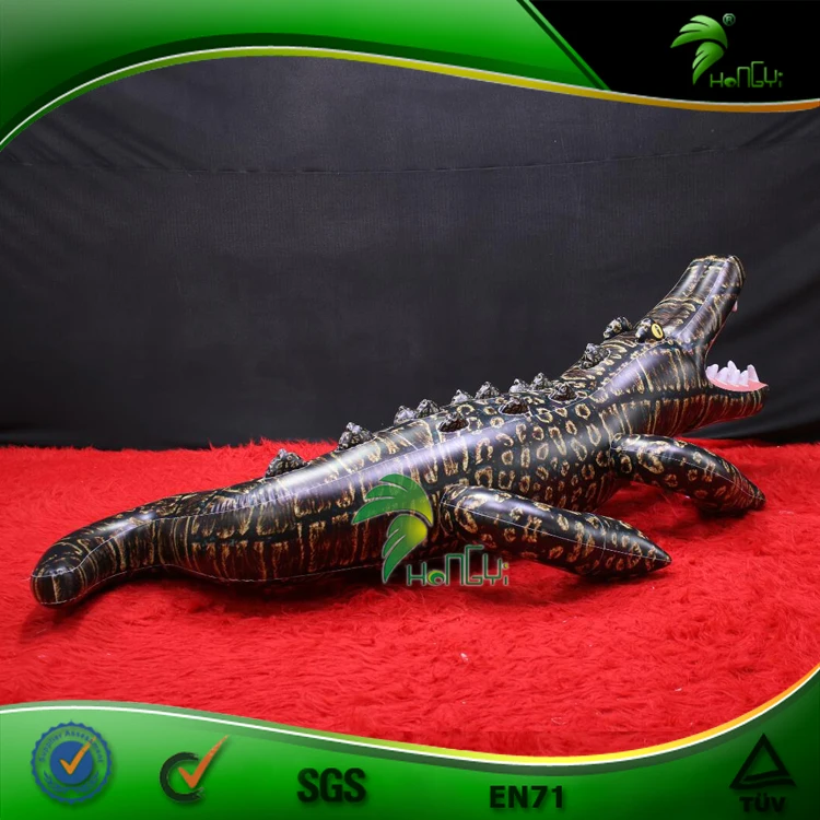 Realistic Inflatable Crocodile Inflatable Alligator Wild Animal Air Model Amusement Park Display