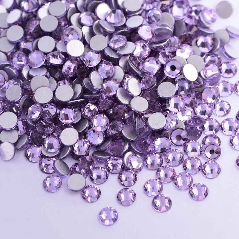 Oleeya Wholesale SS20 Crystal AB Strass Flatback Nail Crystal Stone Glass Rhinestone For DIY Crafts