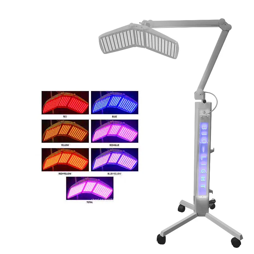 Hot Sale Professional PDT LED Light Therapy Machine 7 Color Spectrometer for Facials for Legs/Arms Portable UK/EU/ZA/CN/AU Plugs