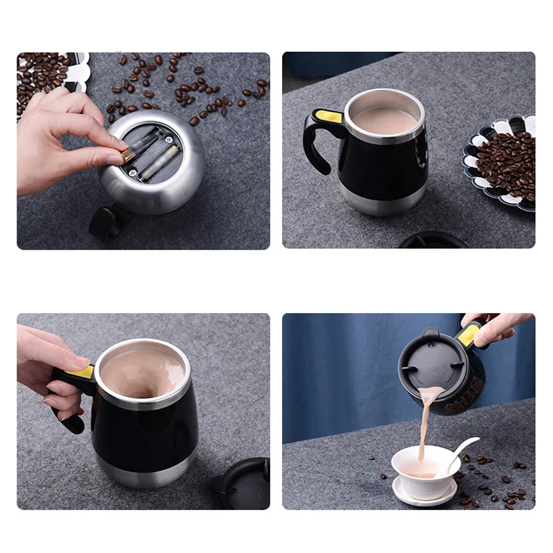 Self Stirring Mug Auto Mixing Coffee Cup Magnetic Stir Cup Magnetic Stirring Cup
