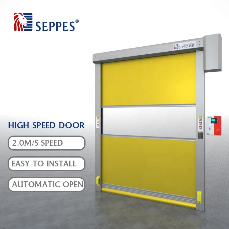 Hsd-180 Pretty Door Pvc Interior High Speed Door For Paint Shop/High Speed Rolling Shutters Door