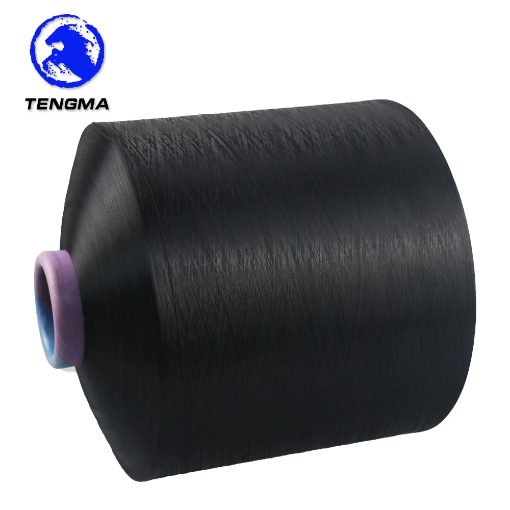 
Stock lot high elastic polyester colors air covered yarn for sewing thread 