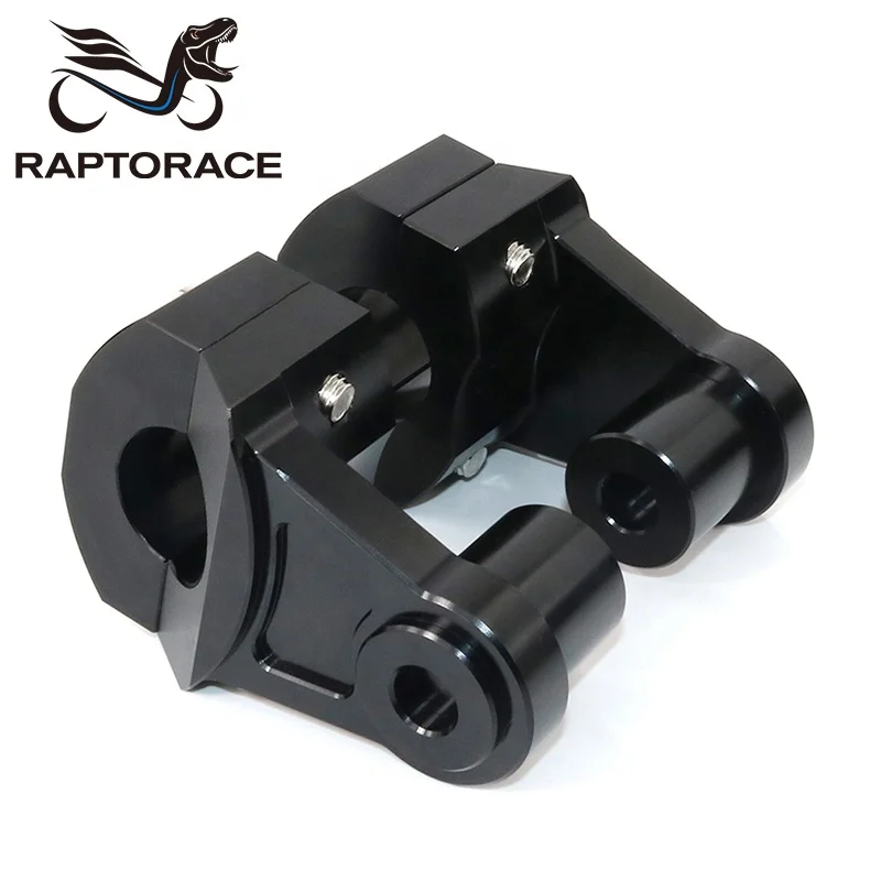 Raptorace 7/8' 22.2mm 1' 25.4mm 1 1/8' 28.6mm 1 1/4' 31.8mm 32mm Aftermarket Handlebar Riser Clamp CNC Machine 6061 Aluminum