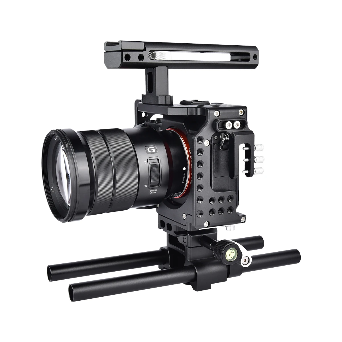 Professional Handle Grip DSLR Rig Stabilizer Video Camera Cage For Alpha A7S A7 A7R A7RII A7SII Panasonic Lumix DMC GH4